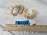 2 African Bracelets Ivory or Bone Estate Piece (2x$)