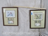 2 FRAMED DUCK STAMP PRINTS (2x$)