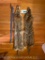 Two, large ,heavy furred COYOTE Hides/furs/Skins, 59 & 54 inches long New taxidermy - fresh SOFT, ta