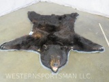 Felted Cinnamon Black Bear Rug TAXIDERMY