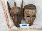 2 East African Tribal Masks, Old (2x$)