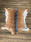 Beautiful soft tanned AXIS DEER hide , NEW Tan, 38 inches long x 35 inches wide great colors - Taxid