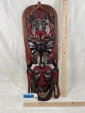 Contemporary African Kenyon Ceremonial Mask Carving