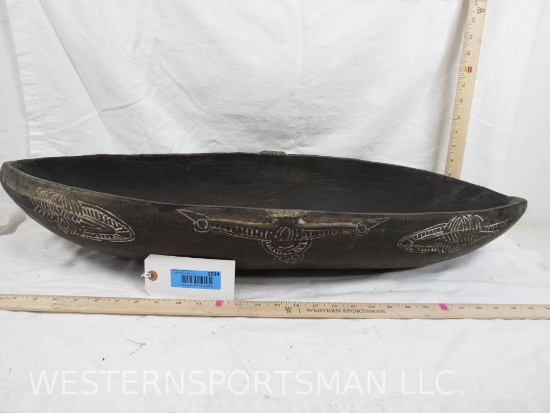 WOODEN FEAST BOWL NEW GUINEA