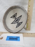 MIMBRES BUTTERFLY MOTIF POTTERY BOWL