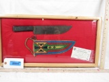 BEADED KNIFE & SHEATH 1890s - 1930s