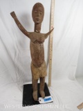 CARVED WOODEN STATUE 30