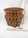 HUGE NC CHEROKEE SPLIT CANE BASKET 1930s - 40s