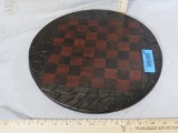 Carved Wooden African Chess Board