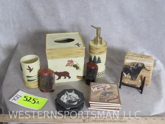 Lot of Coasters and Decoratives (ONE$)
