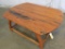 Heavy Wooden Coffee Table FURNITURE DECOR