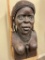 African Woman Iron Wood Carving 34