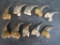 10 Blk Bear Claws (10x$) TAXIDERMY