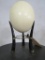 Ostrich Egg in Antelope Horn Stand TAXIDERMY