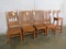 5 Wooden Chairs (5x$) DECOR