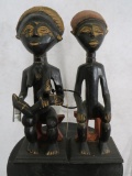 2 Carved African Tribal Statues (2x$)