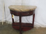 Side Table w/Stone Top FURNITURE