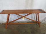 Entryway Table made of Railroad Ties FURNITURE DECOR