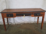 Wooden Buffet w/Storage made of Railroad Ties DECOR FURNITURE