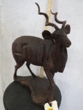 Carved Kudu Statue