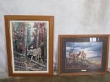 2 Framed Pictures (2x$) DECOR
