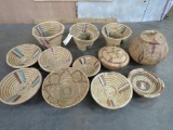 12 Woven baskets made in Africa (ONE$) DECOR