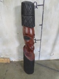 Carved African Wood Statue 25