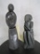 Both are Soapstone Steatite known as Ropoko in Zimbabwe
