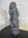 Mother & Child: Soapstone Steatite known as Ropoko in Zimbabwe