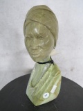 Lady bust: Butterjade stone DECOR