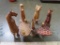 Carved Wooden & Painted Animals, Table & Chairs (ONE$) DECOR