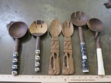 3 Sets of Decorative Wooden African Utensils (ONE$) DECOR