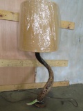 Super Cool Carved Kudu Horn Lamp w/Shade TAXIDERMY