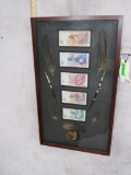 Framed South African Currency