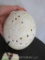 Carved Ostrich Egg - no base