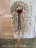 Beautiful Feather Indian Headdress DECOR