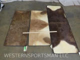 3 African Backhide Rugs (3x$)