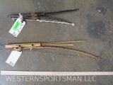 2 Decorative Children Size African Bow and Arrows (2x$)