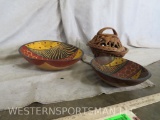 3 Wooden African Items (ONE$) DECOR