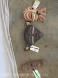 3 Carved & Painted African Tribal Masks (3x$)