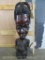 Lg Ebony Wood Carved Statue of Woman and Baby AFRICAN ART