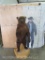 Lifesize Standing Brown Bear on Base TAXIDERMY