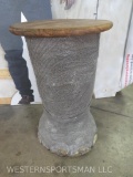 African Elephant Leg Pedestal -Could be made into a bar stool TAXIDERMY