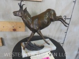 Original Casting of Pronghorn by Dan Ostermiller Signed and Dated (92)