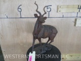 Carved Wooden Kudu Statue AFRICAN ART