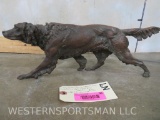 Free Standing Bronze Spaniel Dog, Nice Patina, No Visible Makers Mark