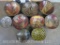 9 Beautifully Painted African Wooden Bowls (ONE$)