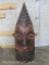 XL African Mask/Helmet Carved Wood Appears Old AFRICAN ART