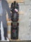 African Art -Large African Mask Carved Wood Decorated w/Beads & Cowrie Shells