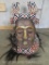 African Royal Kuba Mask Carved from Wood & Painted AFRICAN ART